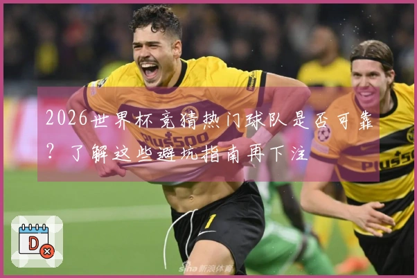 2026世界杯竞猜热门球队是否可靠？了解这些避坑指南再下注